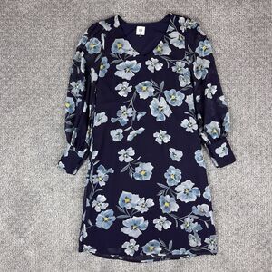 Cabi Dress Womens Extra Small Ellery Shift Floral Chiffon Career 4018 Purple